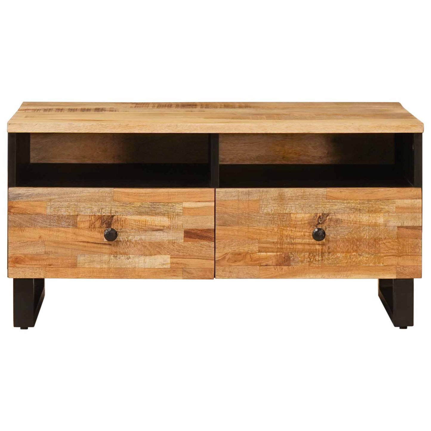 Sofabord Brun 80 x 54 x 40 cm Massivt mangotræ
