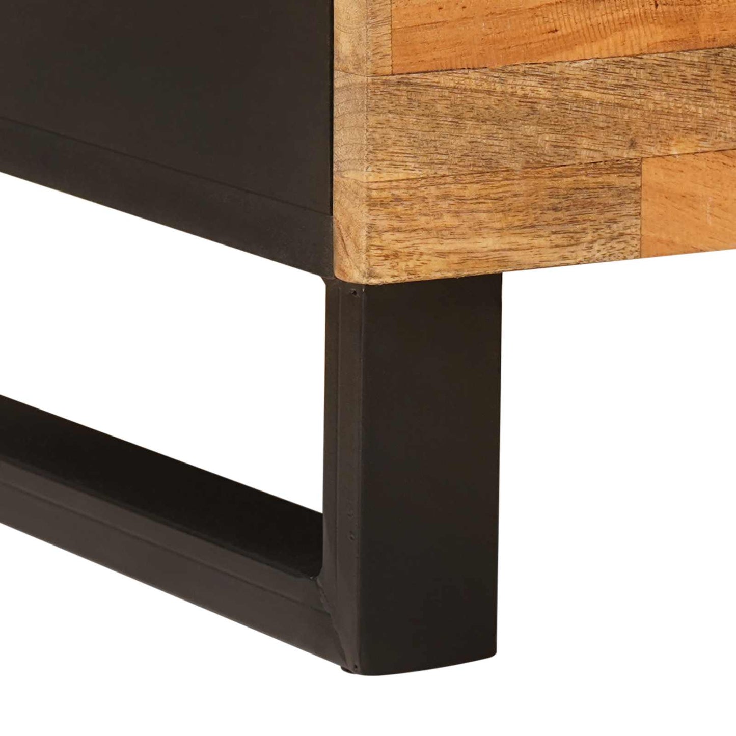 TV-skab Brun 105 x 33 x 46 cm Massivt mangotræ