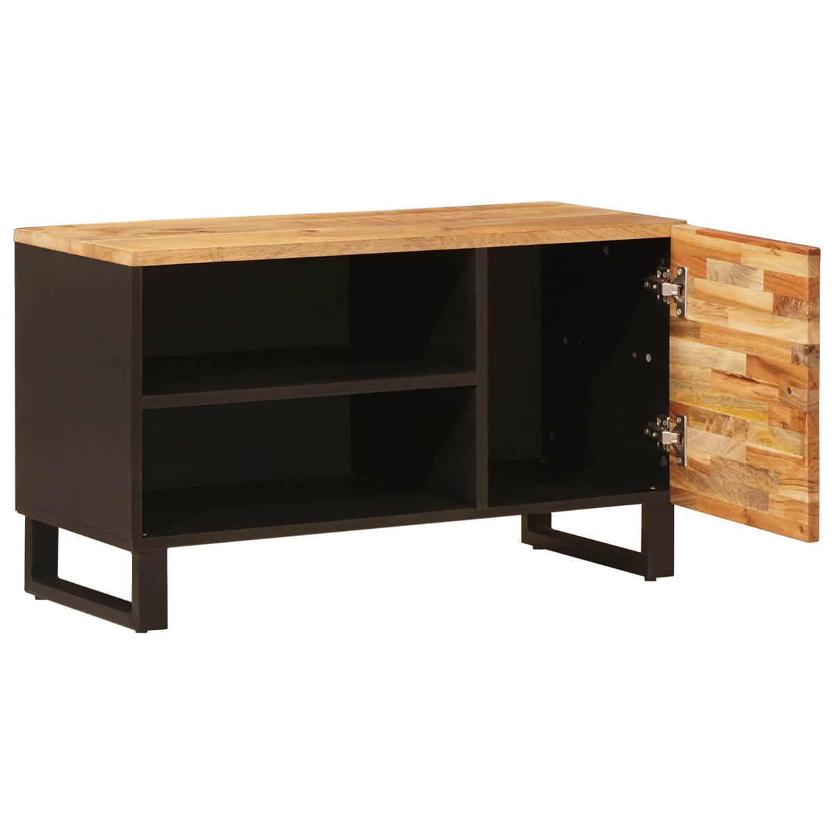 TV-skab Brun 80 x 33 x 46 cm Massivt mangotræ