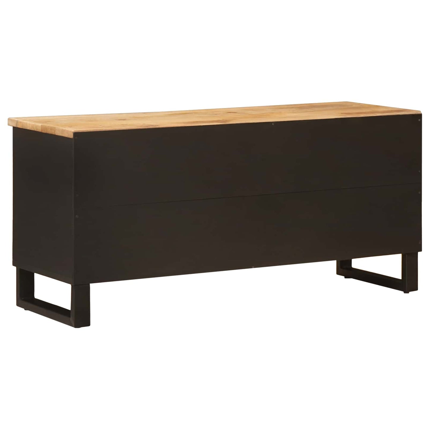 TV-skab Brun 100 x 33 x 46 cm Massivt mangotræ