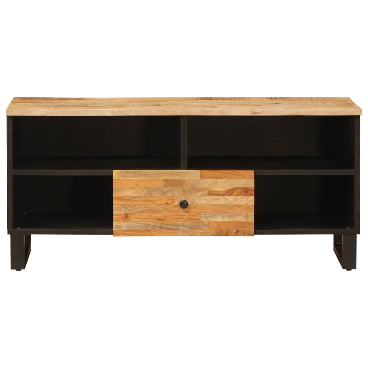 TV-skab Brun 100 x 33 x 46 cm Massivt mangotræ