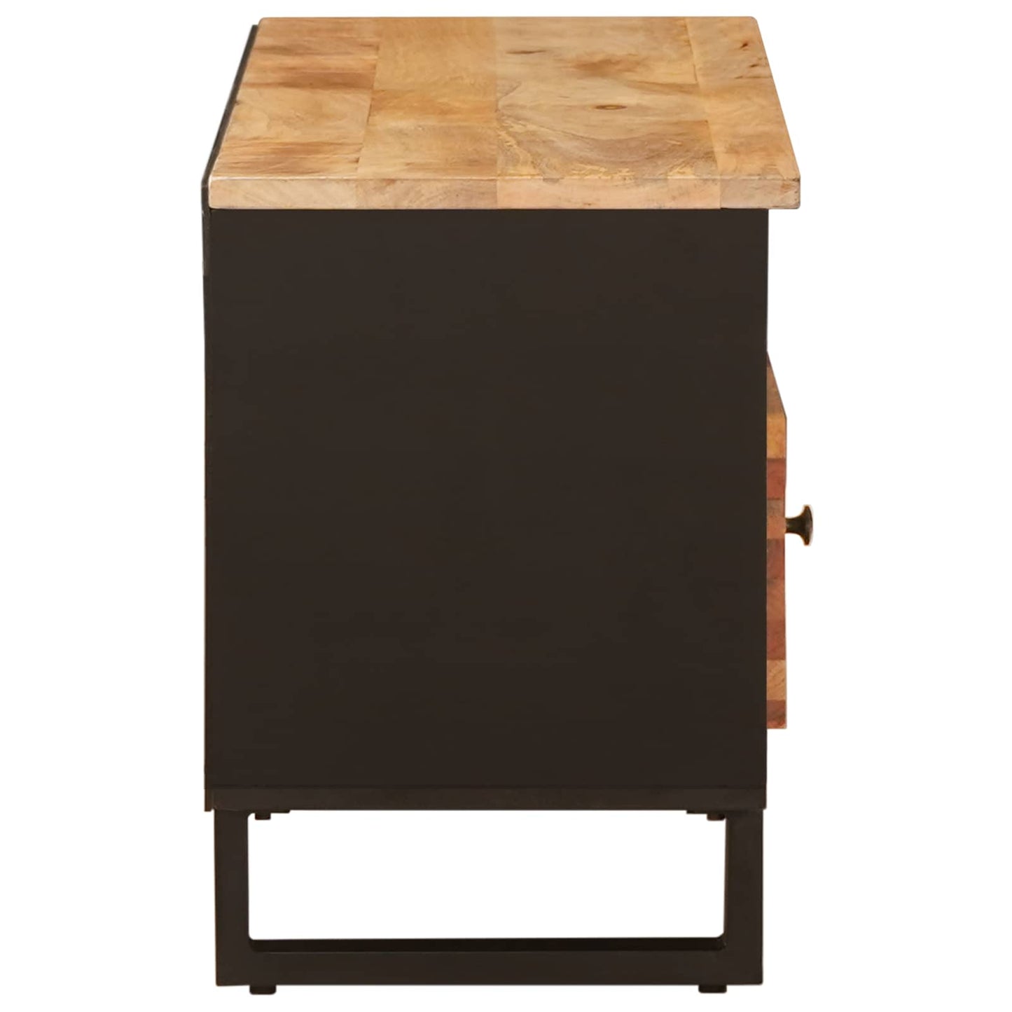 TV-skab Brun 100 x 33 x 46 cm Massivt mangotræ