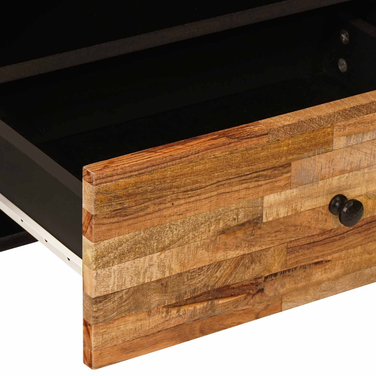 TV-skab Brun 80 x 33 x 46 cm Massivt mangotræ