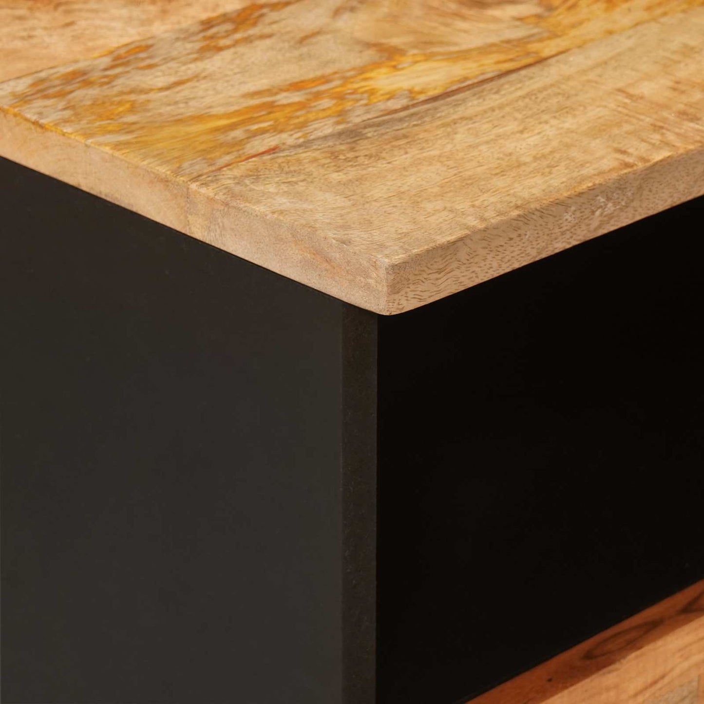 TV-skab med hylde Corona Brun 100 x 33 x 46 cm Massivt mangotræ