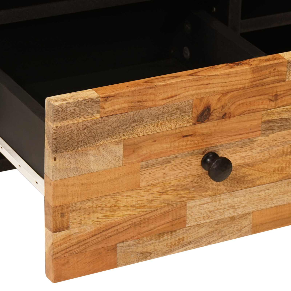 TV-skab med hylde Corona Brun 100 x 33 x 46 cm Massivt mangotræ