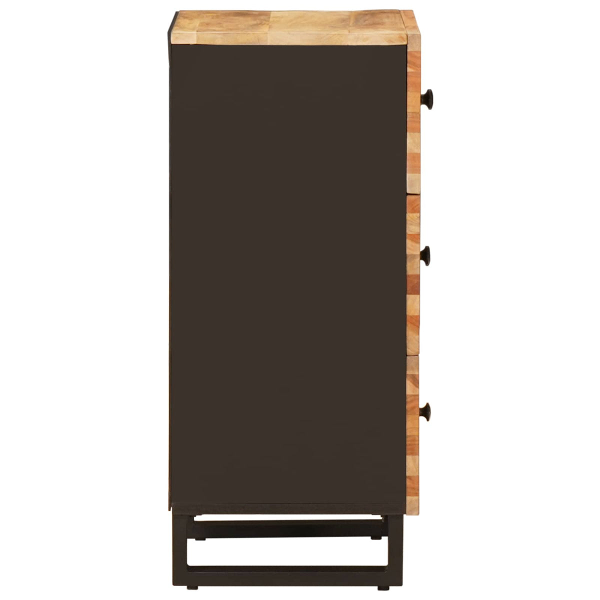Sideskab med skuffe Brun 40 x 33 x 75 cm Massivt mangotræ