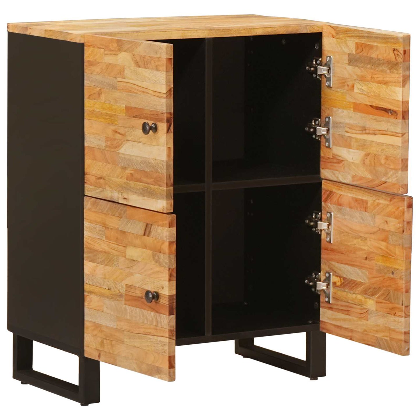 Sideskab Brun 60 x 33 x 75 cm Massivt mangotræ