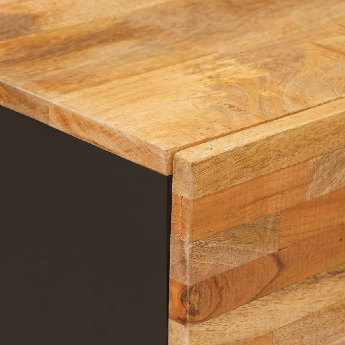Sideskab Brun 80 x 33 x 75 cm Massivt mangotræ