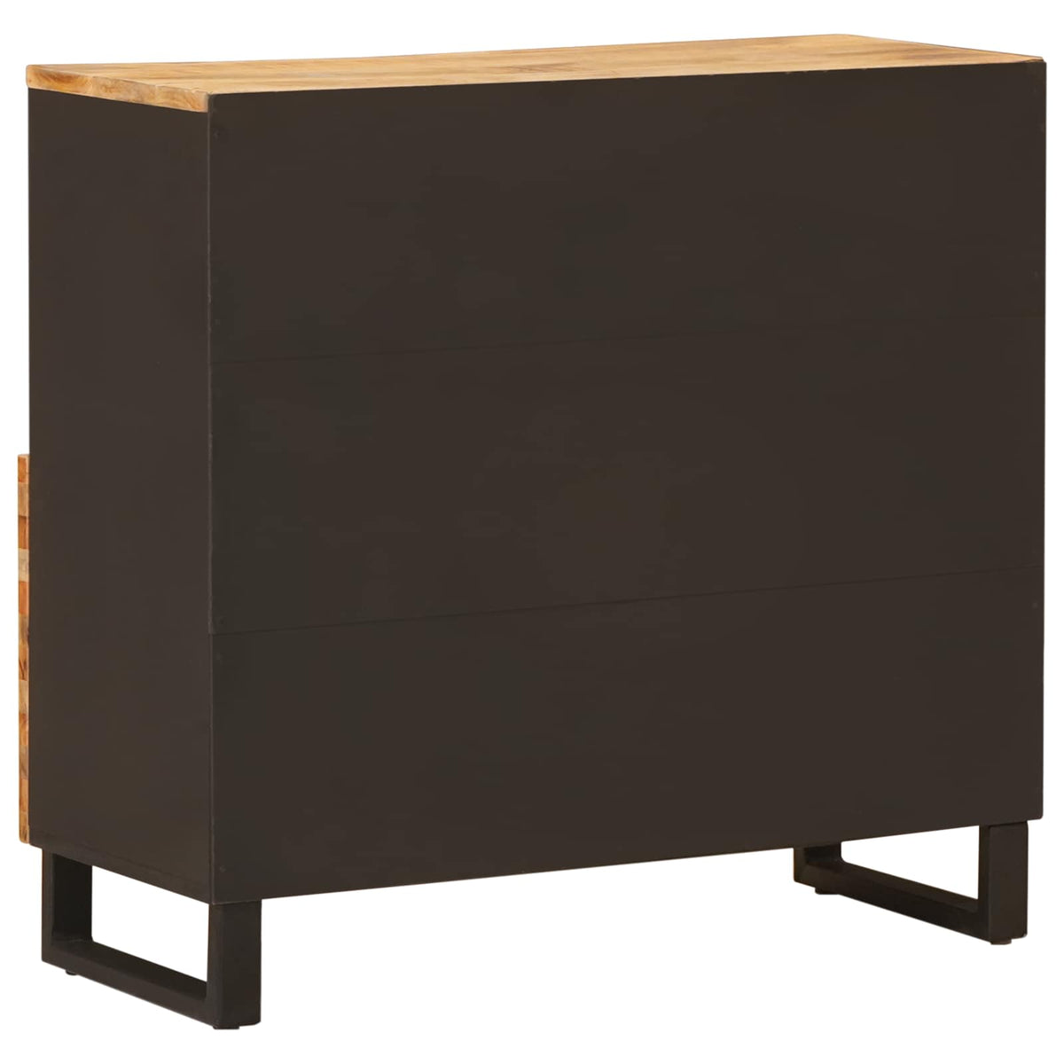 Sideskab Brun 80 x 33 x 75 cm Massivt mangotræ
