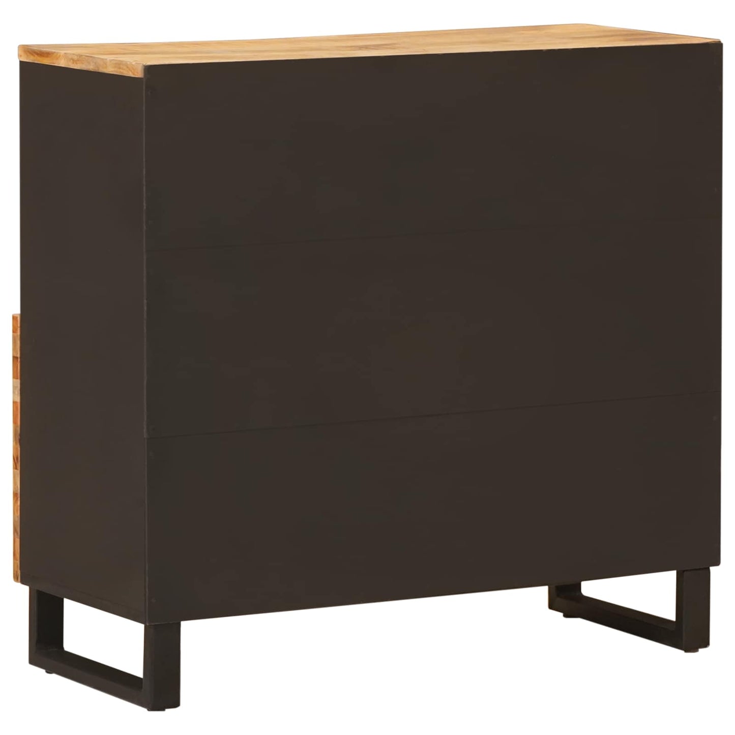 Sideskab med skuffe Brun 90 x 33 x 75 cm Massivt mangotræ