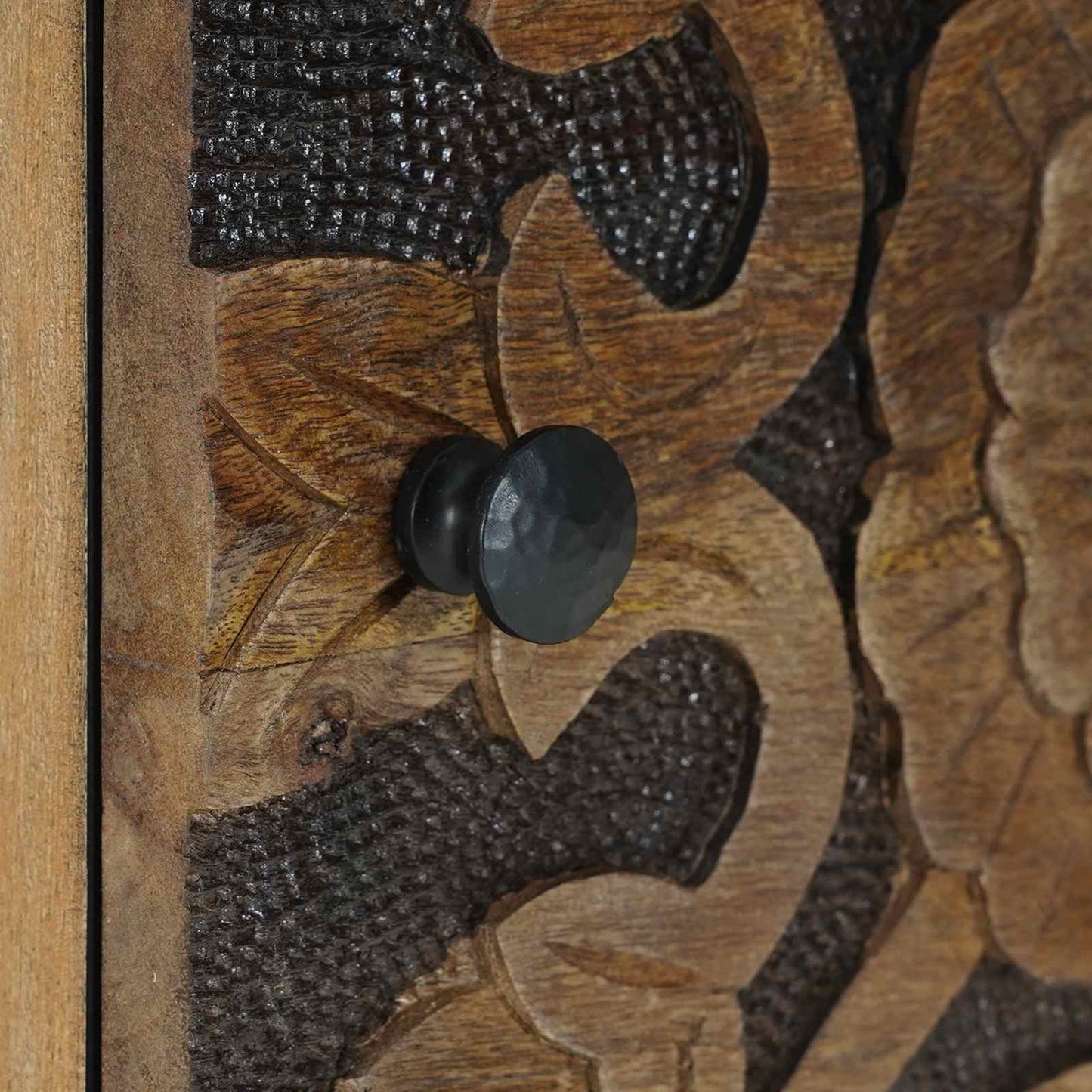Natskab Brun 40 x 33,5 x 46 cm Massivt mangotræ