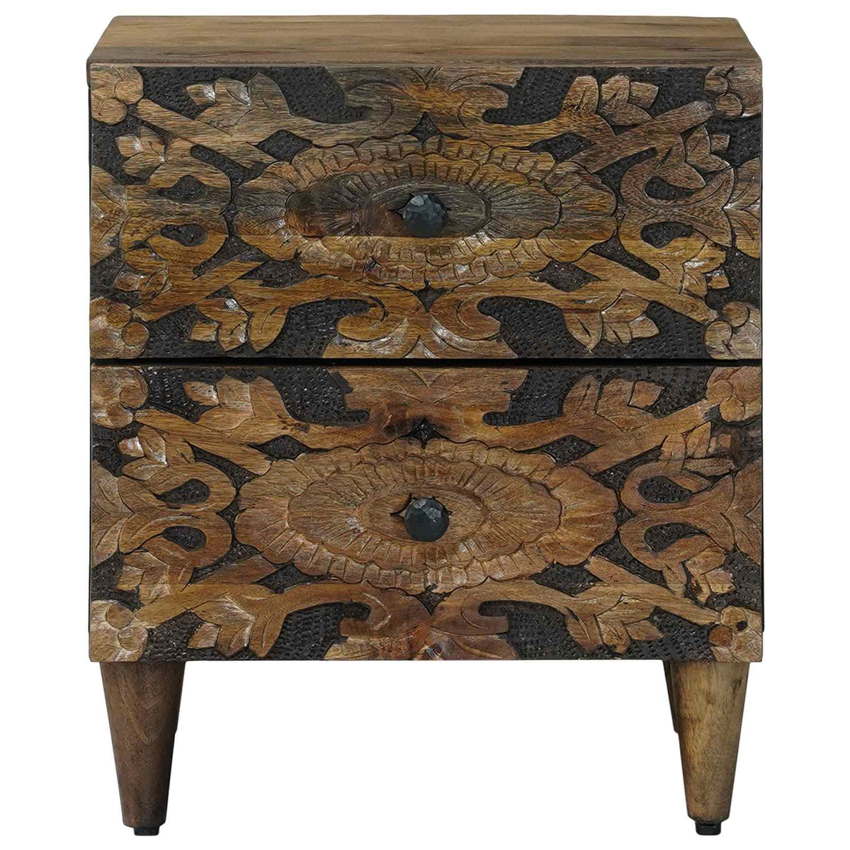 Natskab Brun 40 x 33 x 46 cm Massivt mangotræ