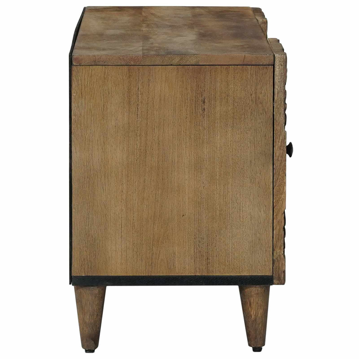 TV-skab Brun 105 x 33 x 46 cm Massivt mangotræ