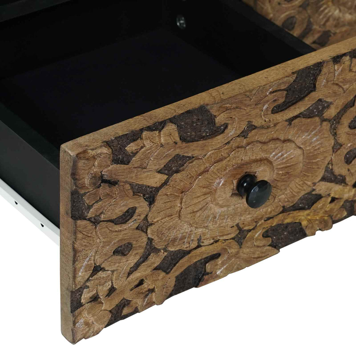 TV-skab Brun 70 x 33 x 46 cm Massivt mangotræ