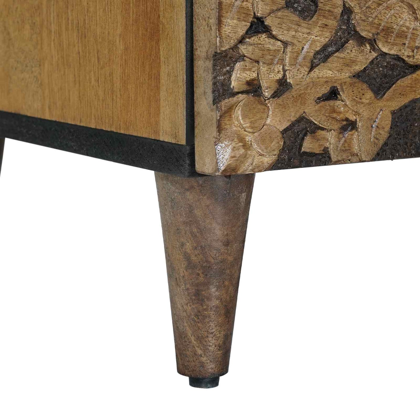 TV-skab Brun 70 x 33 x 46 cm Massivt mangotræ
