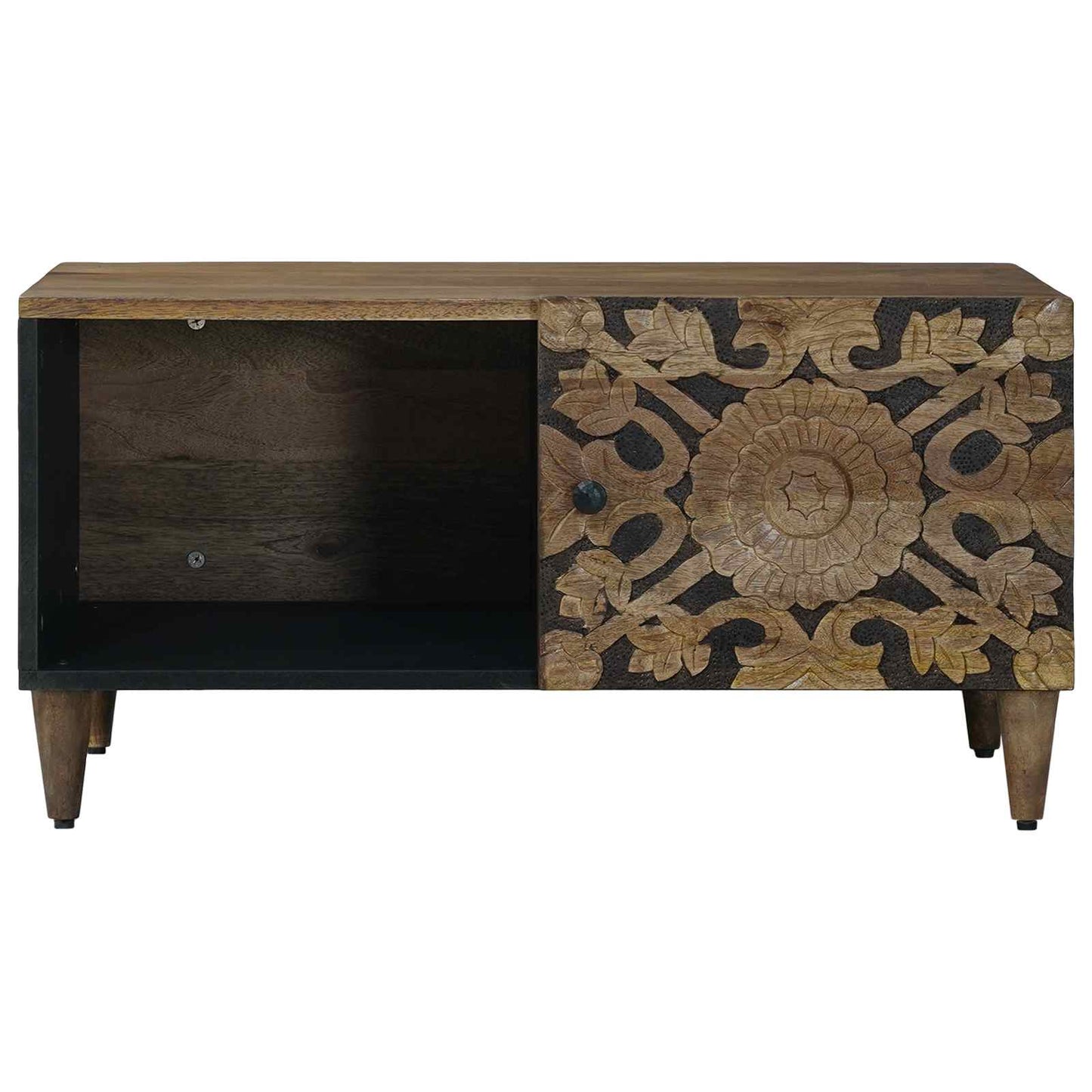 Sofabord Brun 80 x 50 x 40 cm Massivt mangotræ