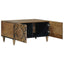 Sofabord Brun 80 x 50 x 40 cm Massivt mangotræ