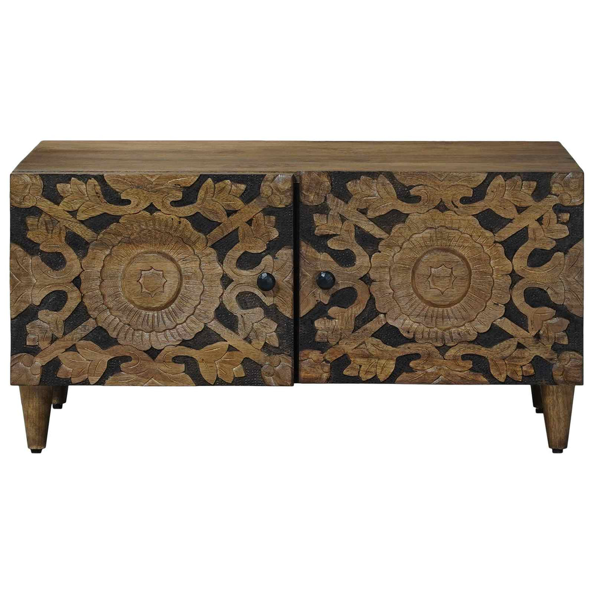 Sofabord Brun 80 x 50 x 40 cm Massivt mangotræ