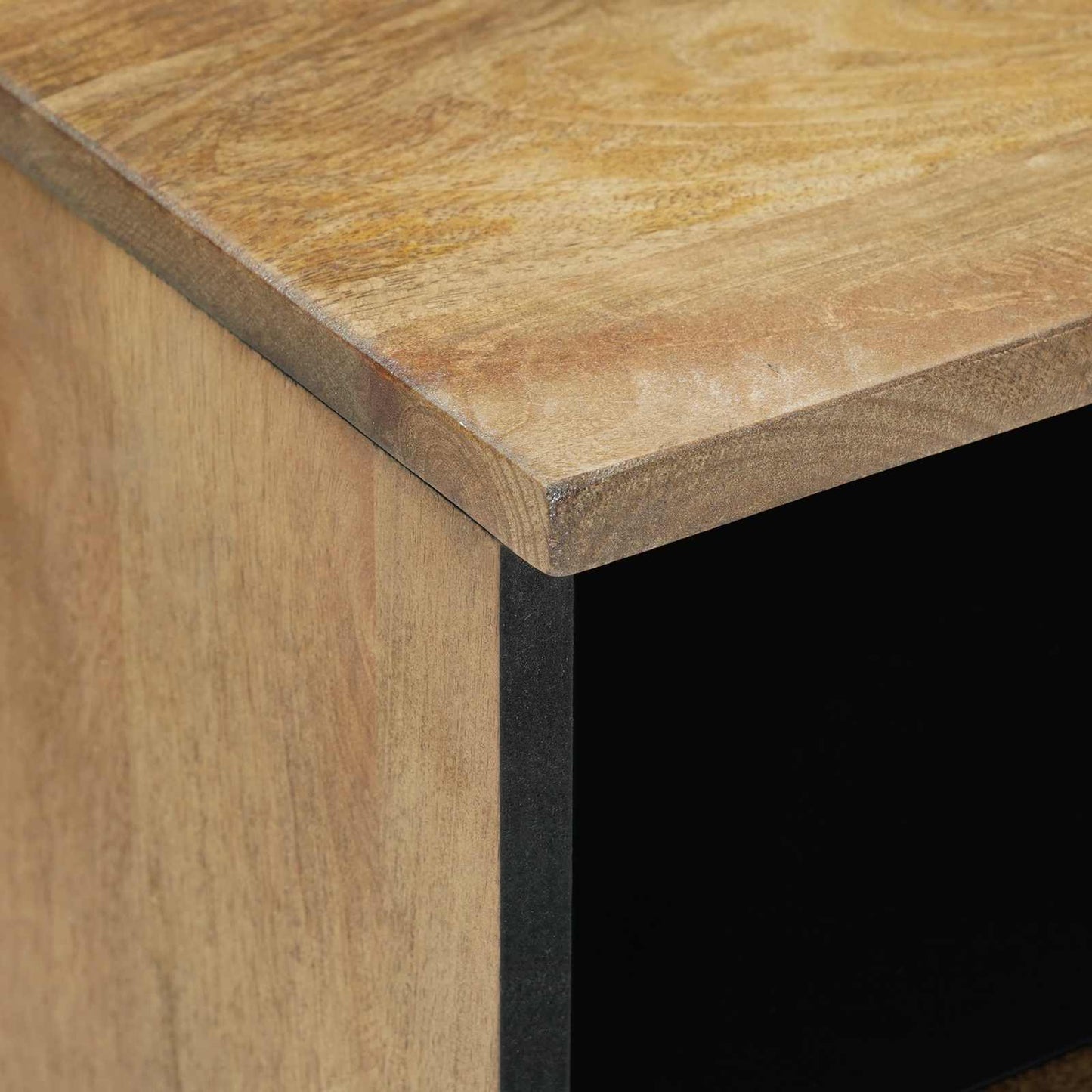 Sengekabinett 2 stk. Brun 40 x 33 x 46 cm Massivt mangotræ