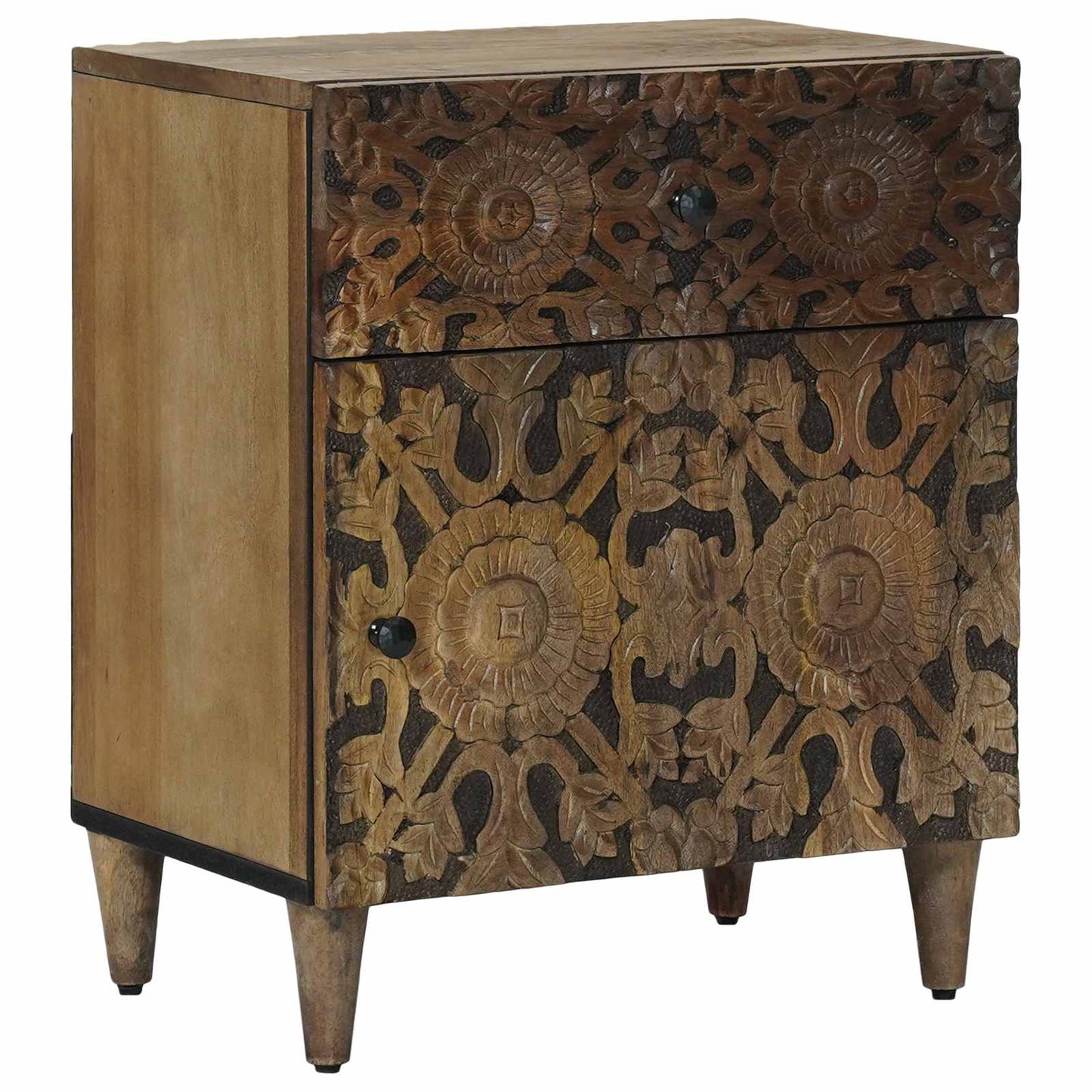Sengekabinett Brun 50 x 33 x 60 cm Massivt mangotræ