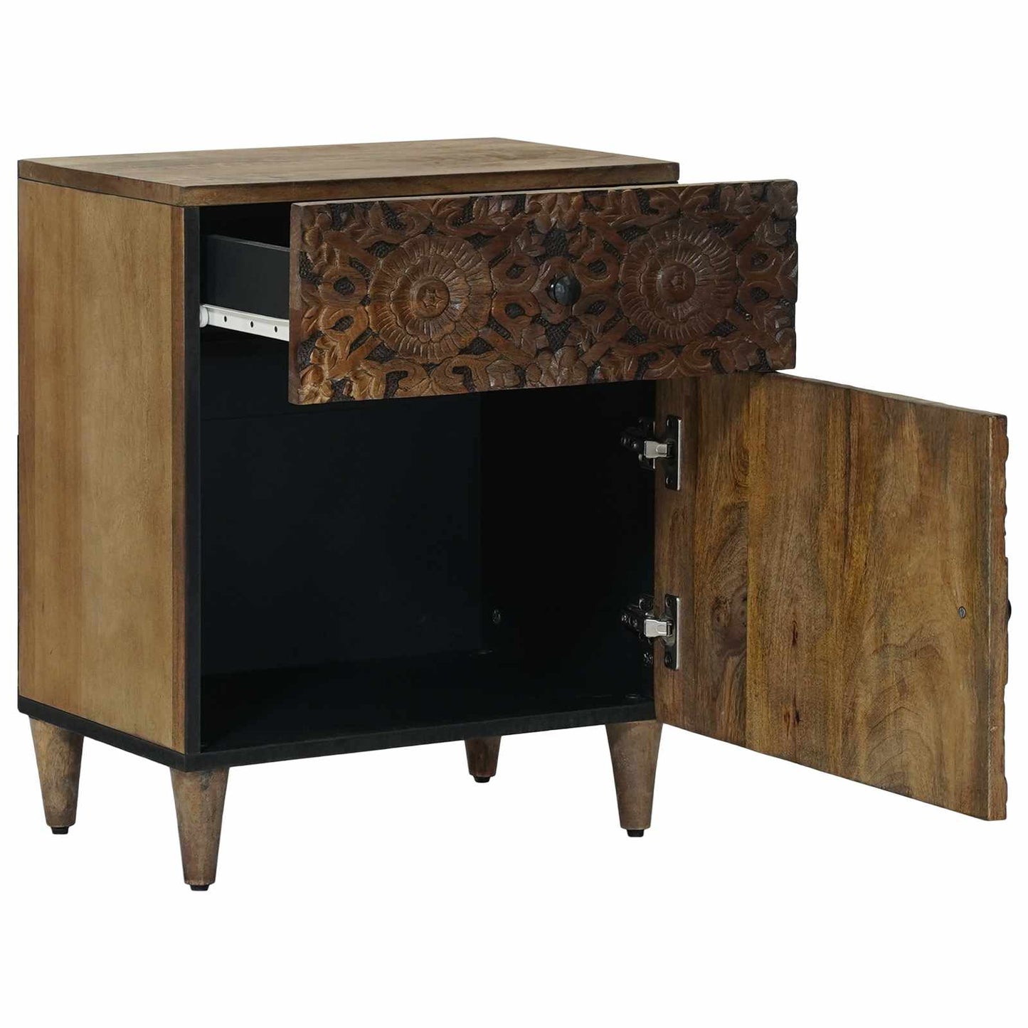 Sengekabinett Brun 50 x 33 x 60 cm Massivt mangotræ