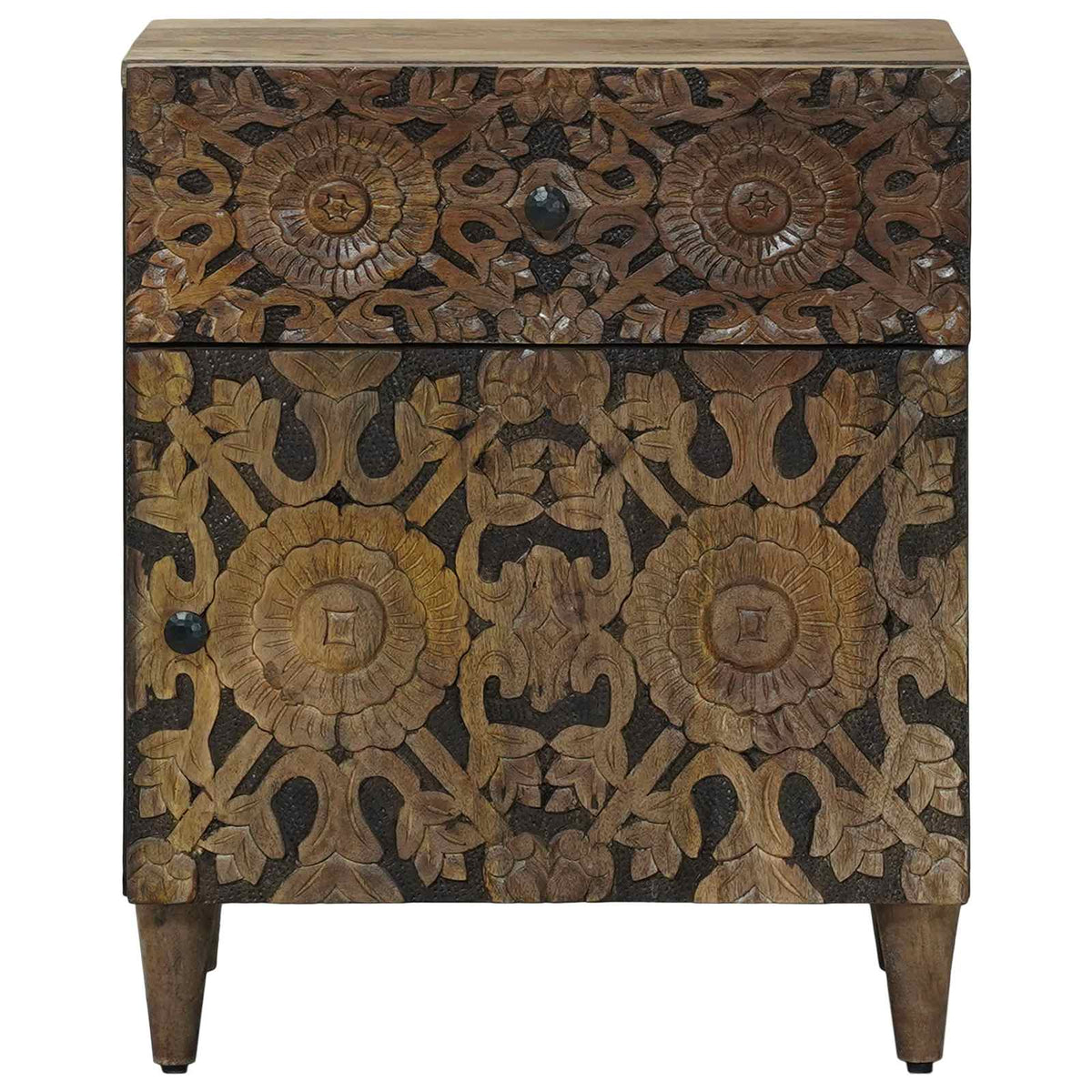 Sengekabinett Brun 50 x 33 x 60 cm Massivt mangotræ
