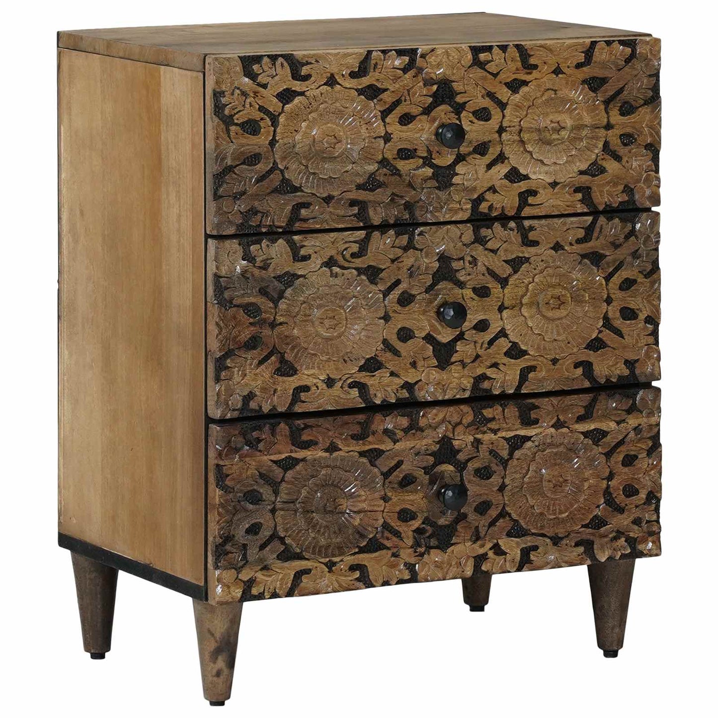 Sengekabinett Brun 50 x 33 x 60 cm Massivt mangotræ