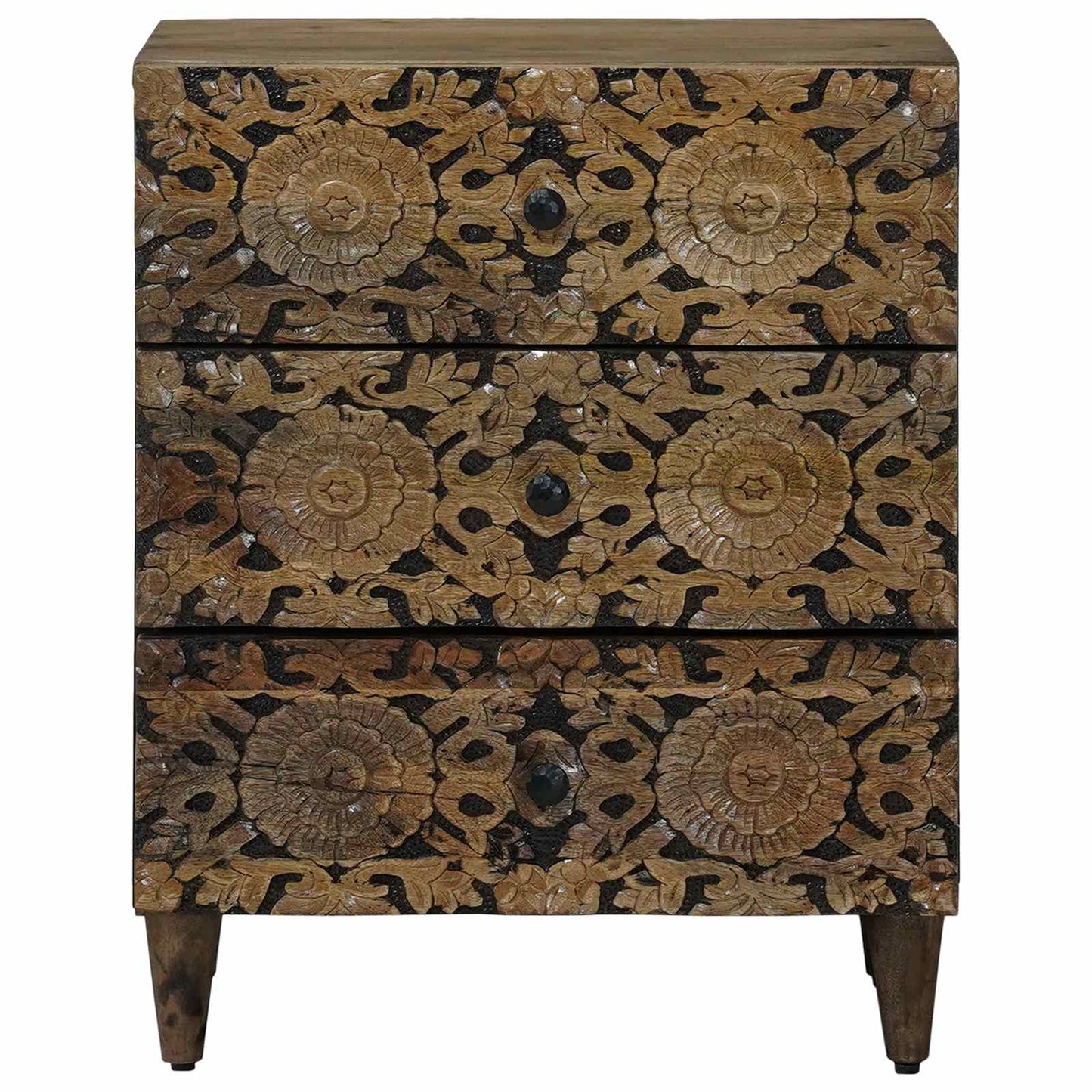 Sengekabinett Brun 50 x 33 x 60 cm Massivt mangotræ
