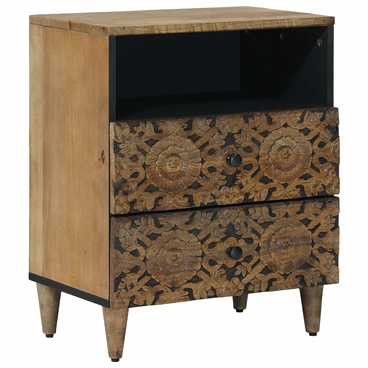 Sengekabinett Brun 50 x 33 x 60 cm Massivt mangotræ
