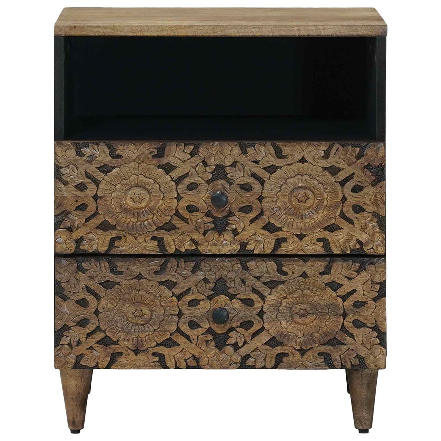 Sengekabinett Brun 50 x 33 x 60 cm Massivt mangotræ