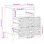 Sengekabinett Brun 50 x 33 x 60 cm Massivt mangotræ