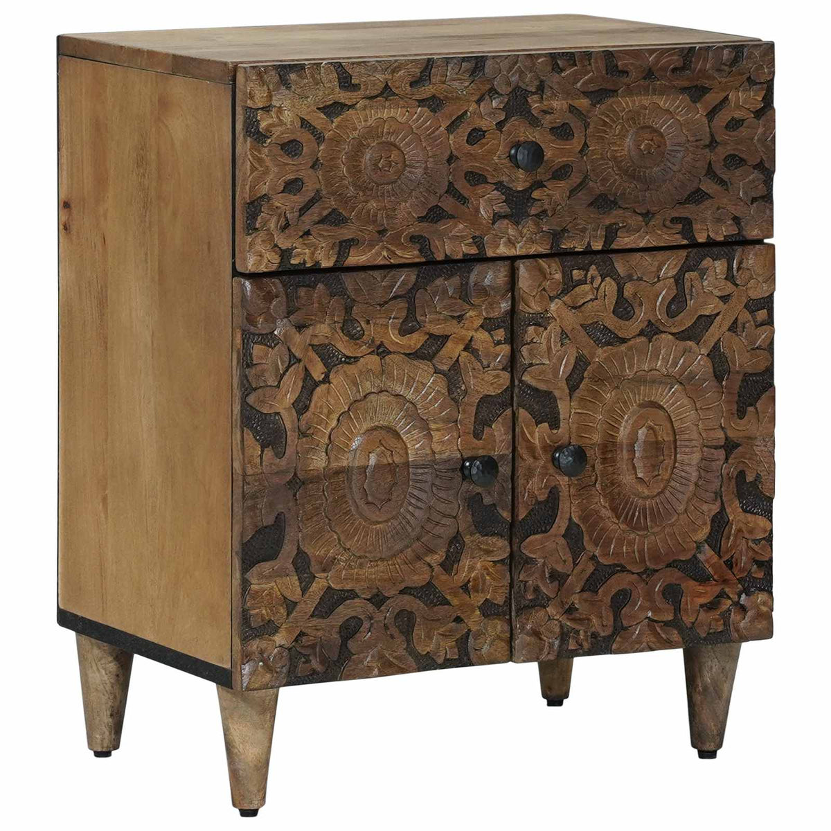 Sengekabinett Brun 50 x 33 x 60 cm Massivt mangotræ
