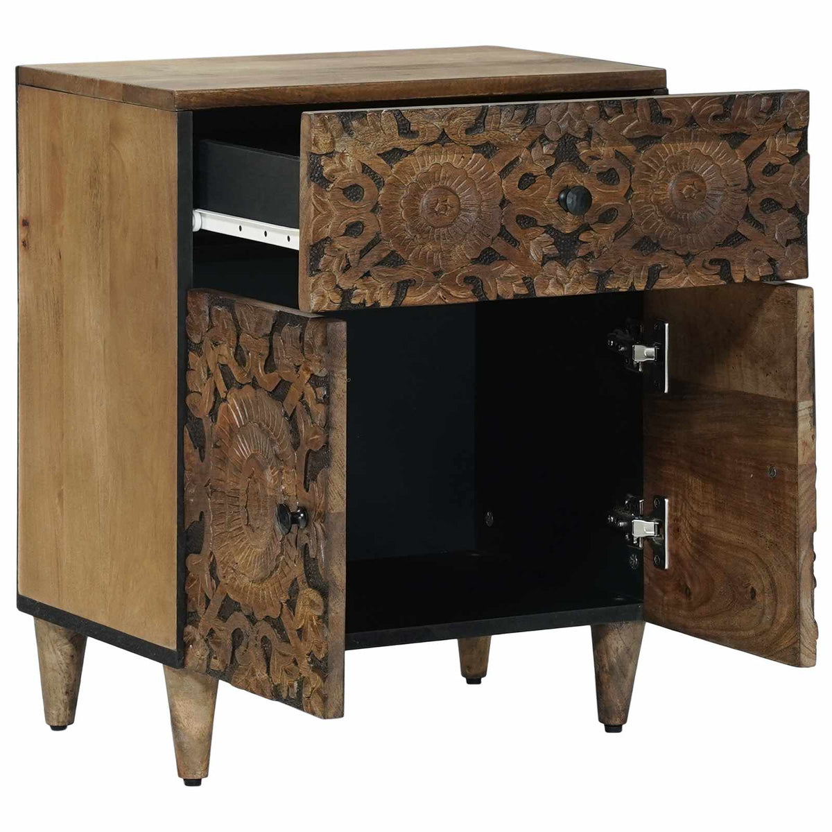Sengekabinett Brun 50 x 33 x 60 cm Massivt mangotræ