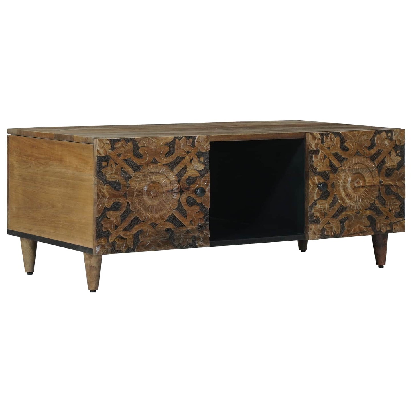 Sofabord Brun 100 x 54 x 40 cm Massivt mangotræ