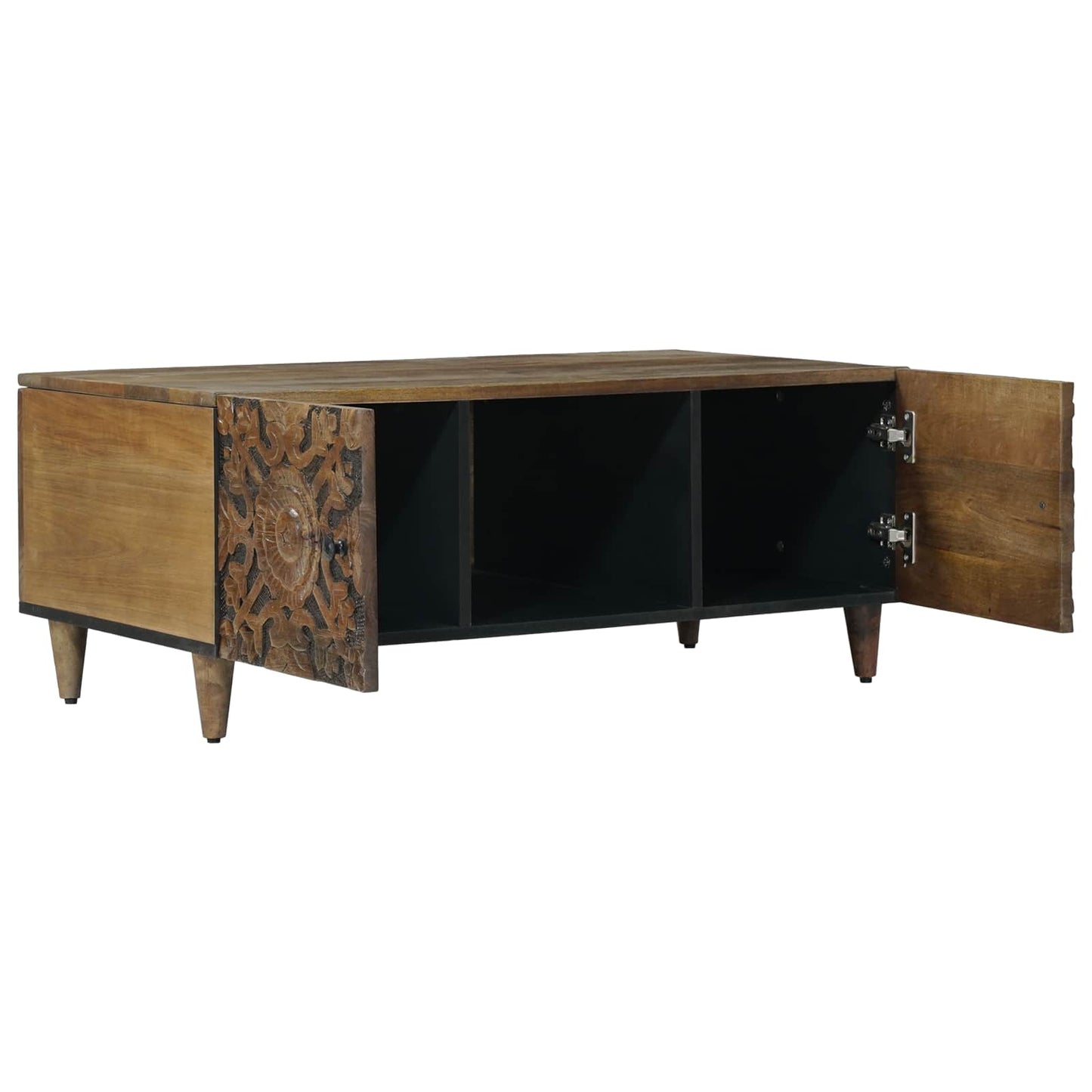 Sofabord Brun 100 x 54 x 40 cm Massivt mangotræ