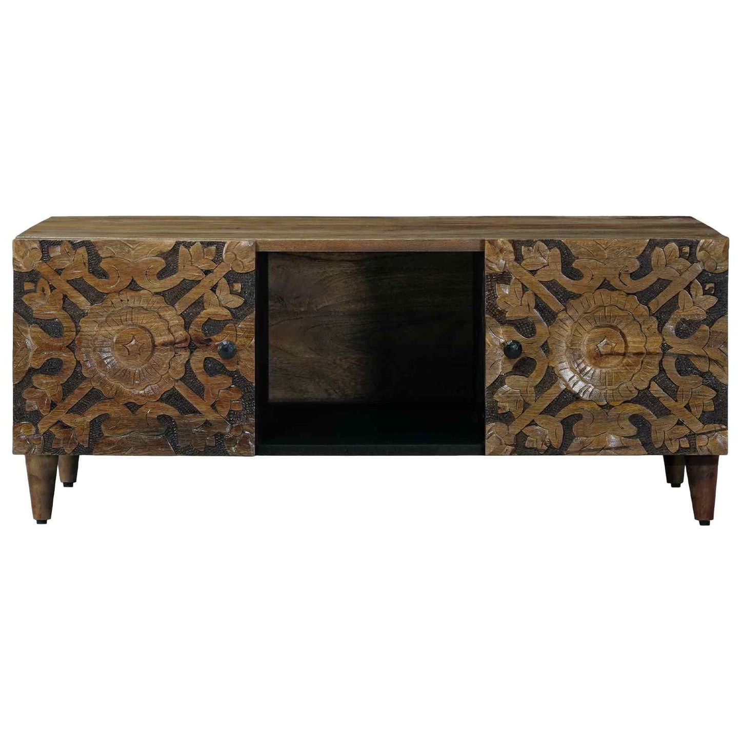 Sofabord Brun 100 x 54 x 40 cm Massivt mangotræ