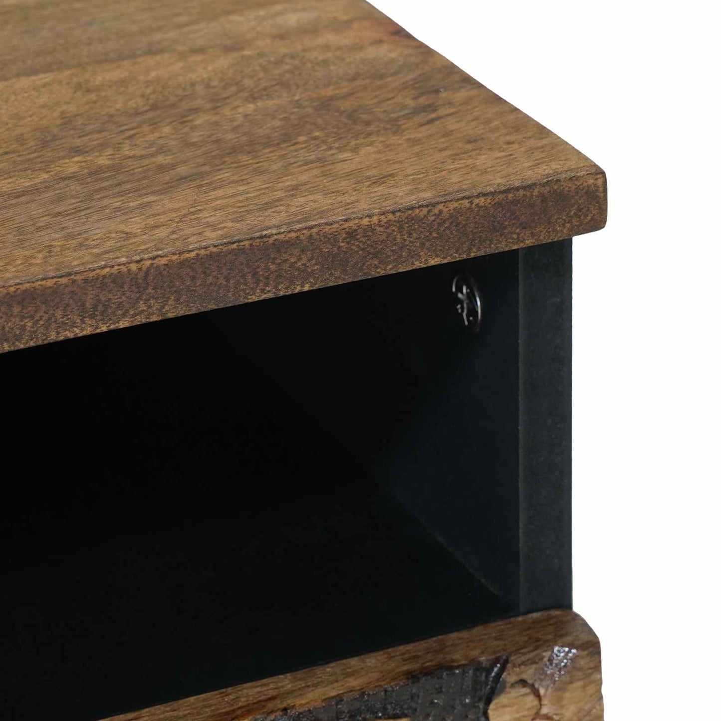 Sofabord Brun 80 x 54 x 40 cm Massivt mangotræ