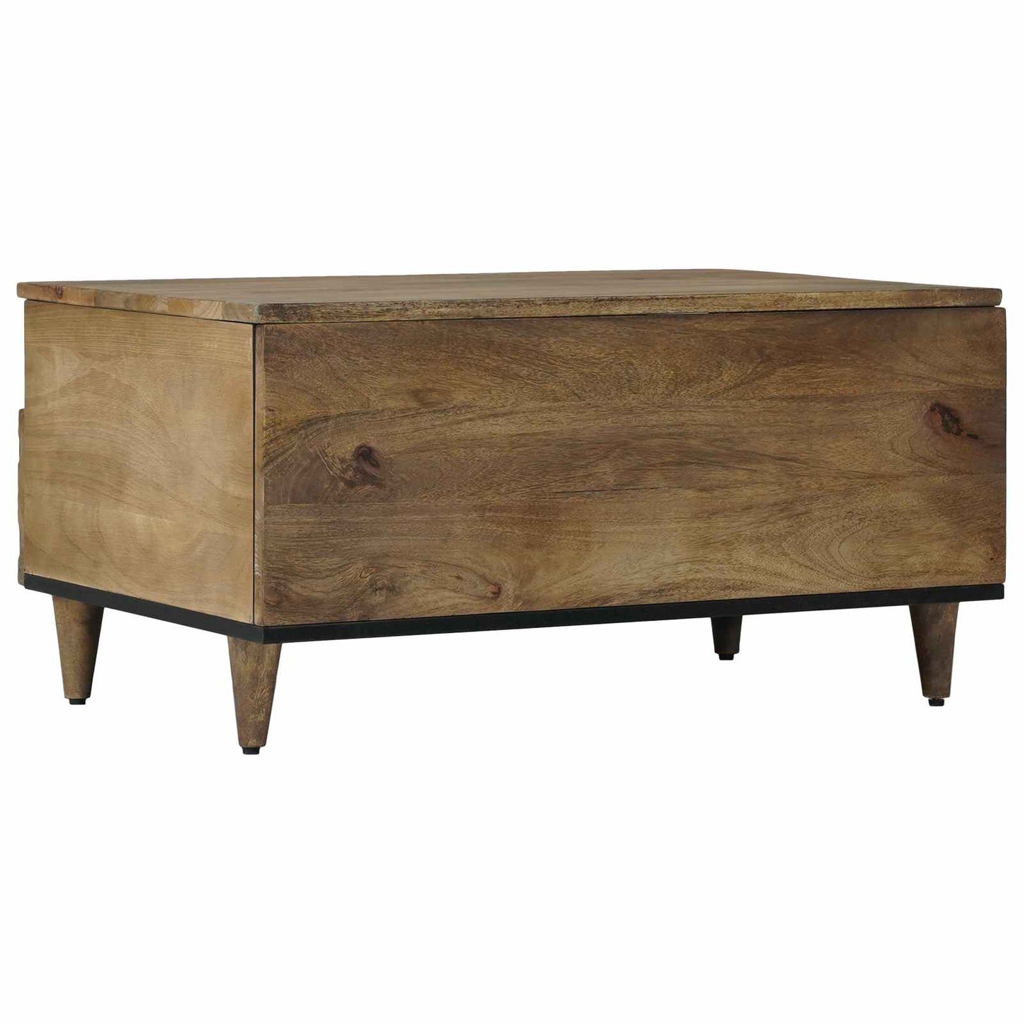 Sofabord Brun 80 x 54 x 40 cm Massivt mangotræ