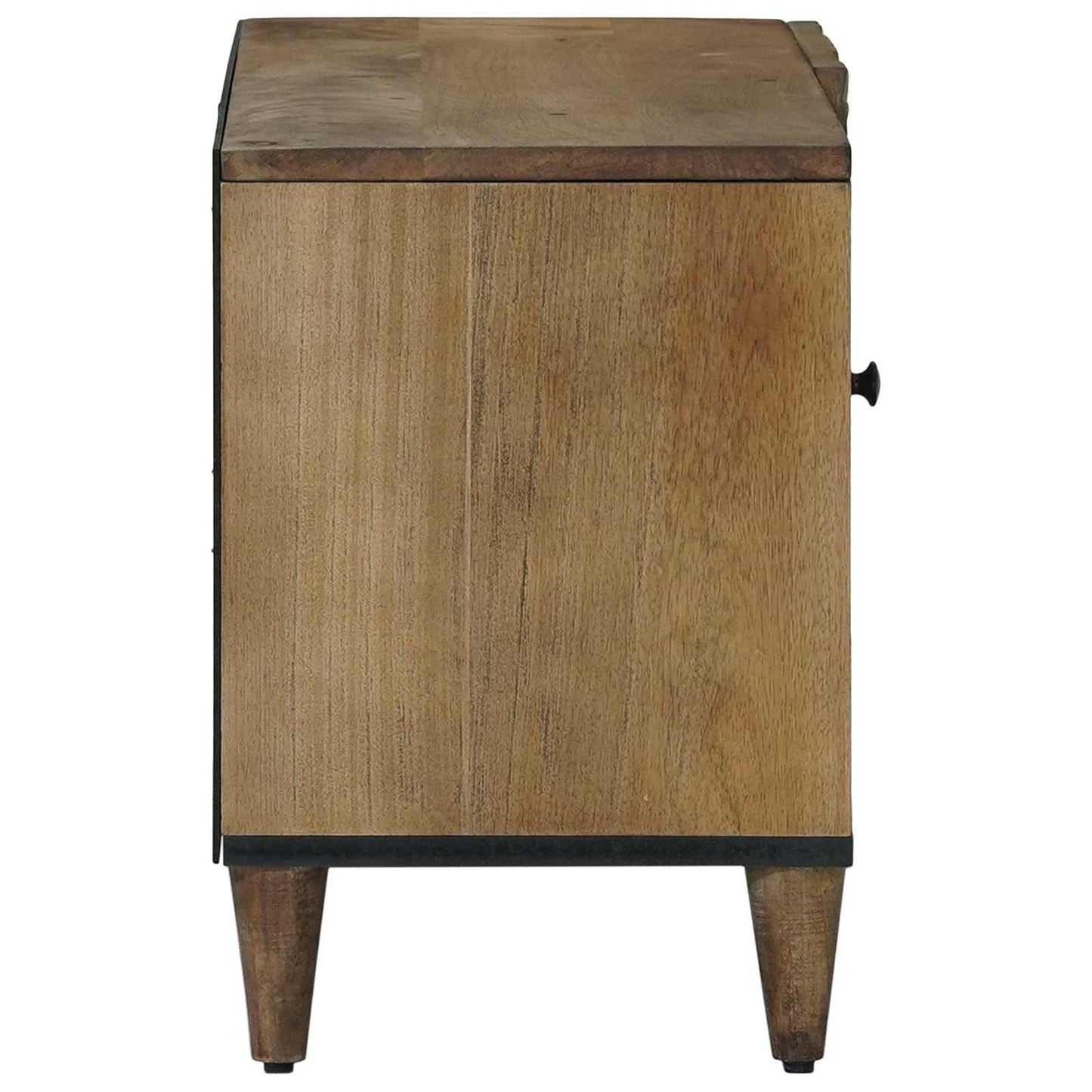 TV-skab Brun 80 x 33 x 46 cm Massivt mangotræ