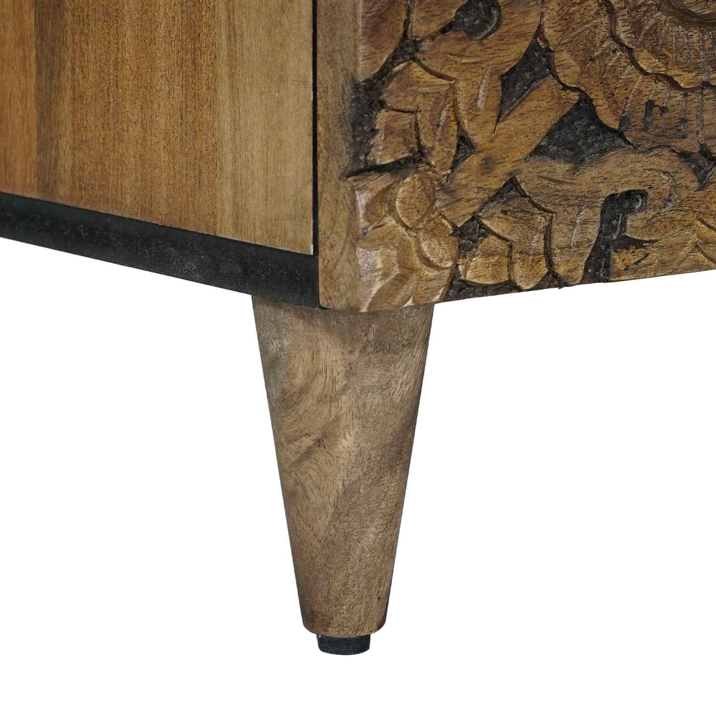 TV-skab Brun 80 x 33 x 46 cm Massivt mangotræ