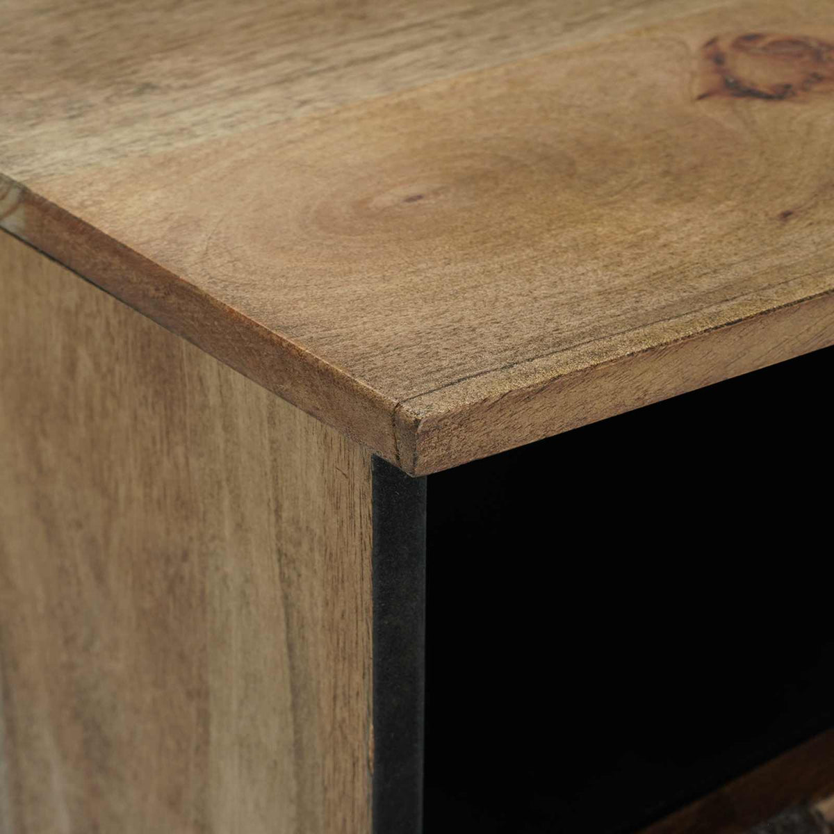 TV-skab Brun 100 x 33 x 46 cm Massivt mangotræ