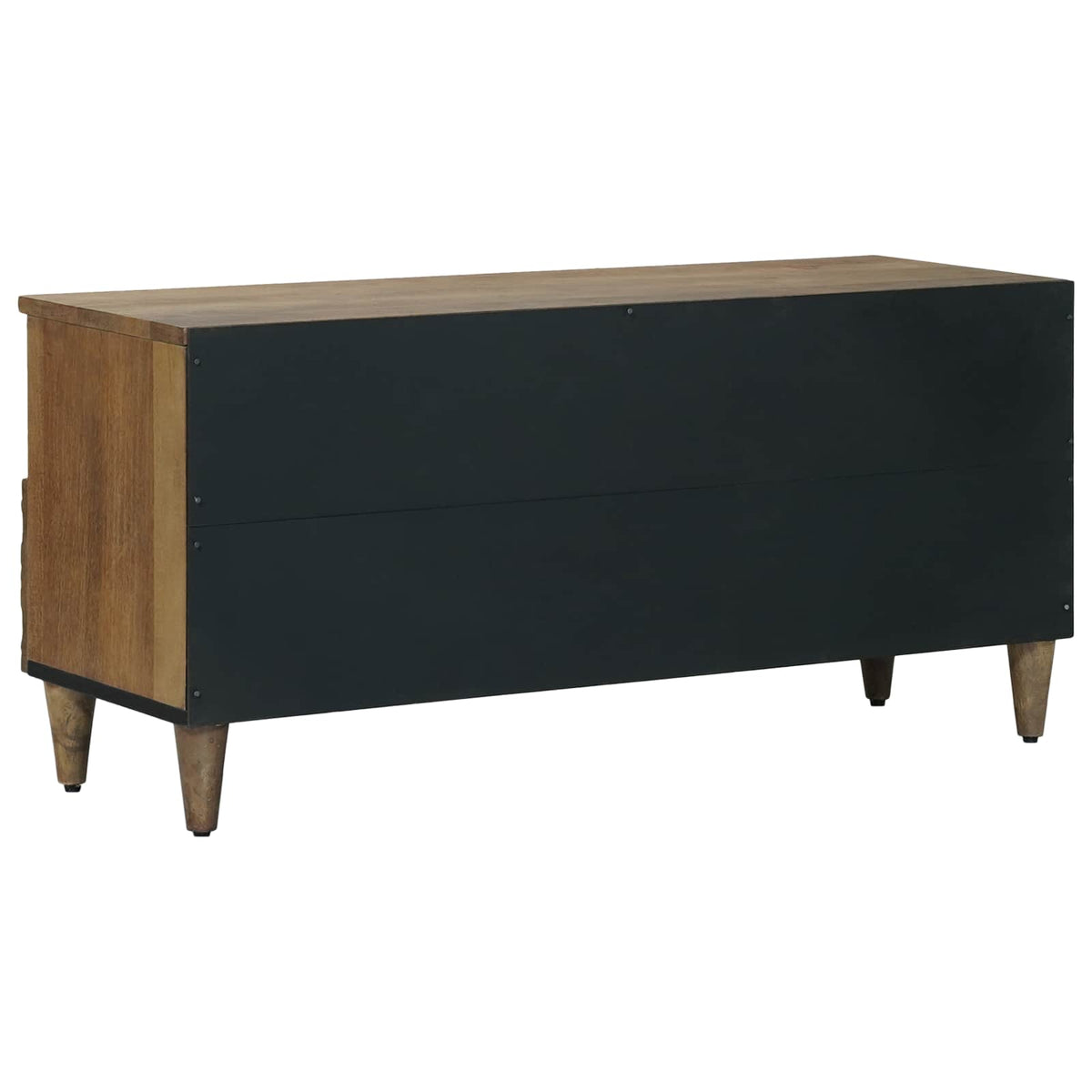TV-skab Brun 100 x 33 x 46 cm Massivt mangotræ