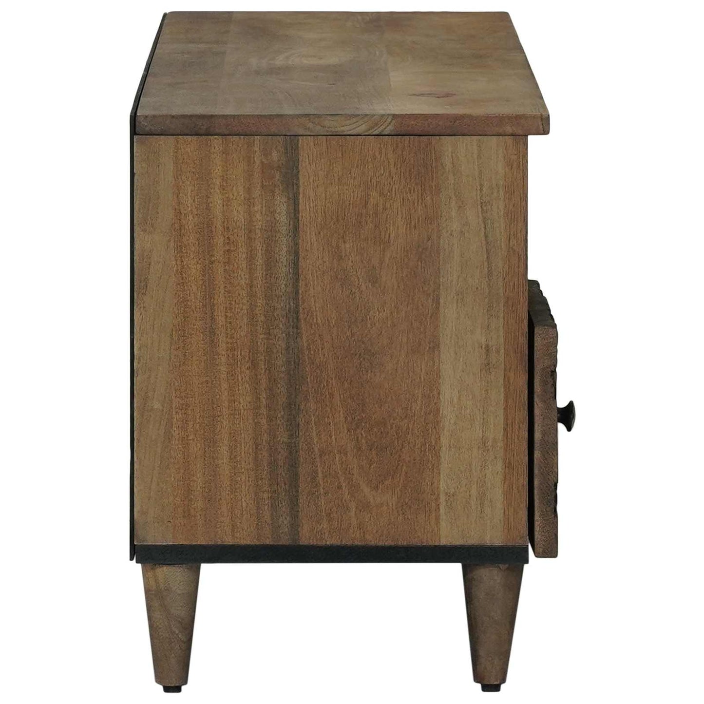 TV-skab Brun 100 x 33 x 46 cm Massivt mangotræ