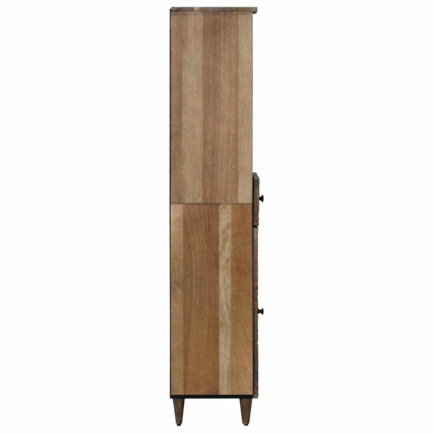 Badeværelsesskab Brun 38 x 33 x 160 cm Massivt mangotræ