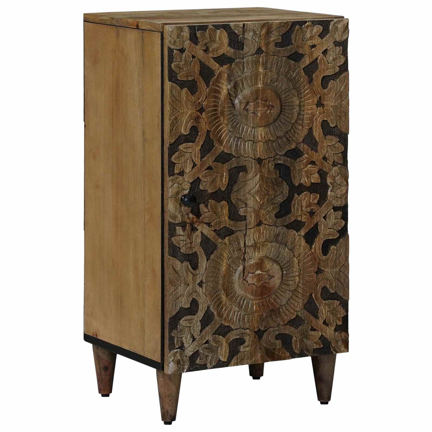 Sideboard med dør Brun 40 x 33,5 x 75 cm Massivt mangotræ