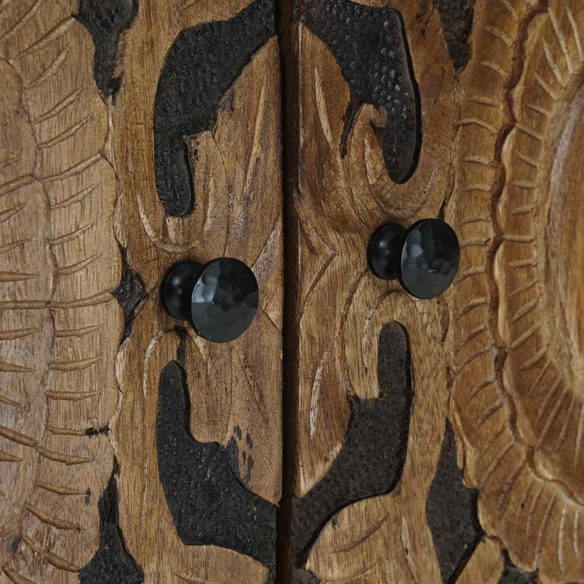Sideboard med dør Brun 60 x 33,5 x 75 cm Massivt mangotræ