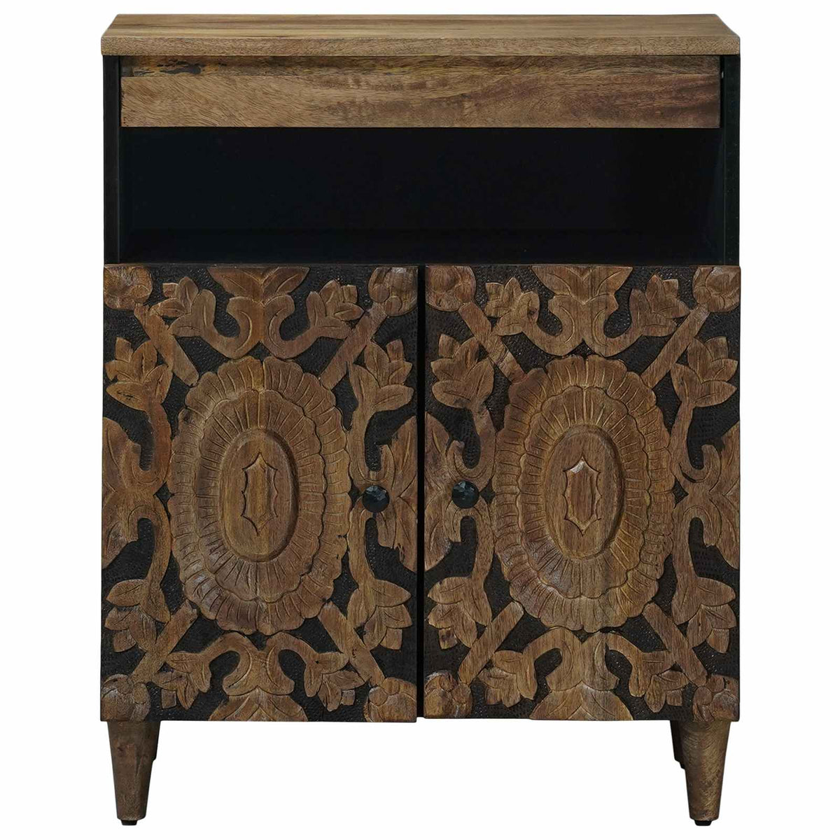 Sideboard med dør Brun 60 x 33,5 x 75 cm Massivt mangotræ