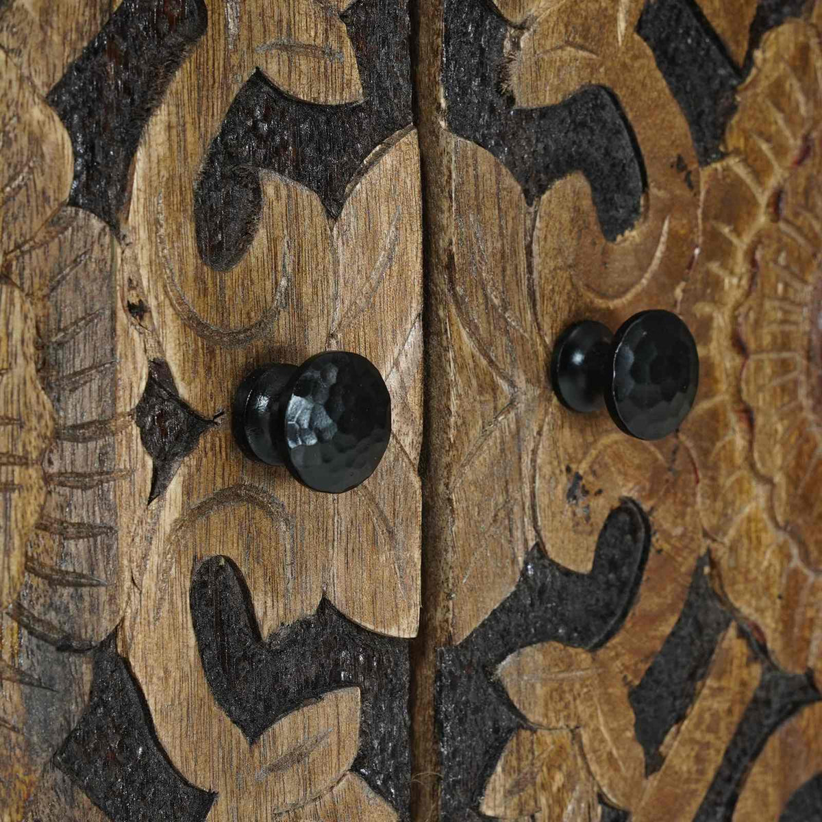 Sideboard med dør Brun 60 x 33,5 x 75 cm Massivt mangotræ