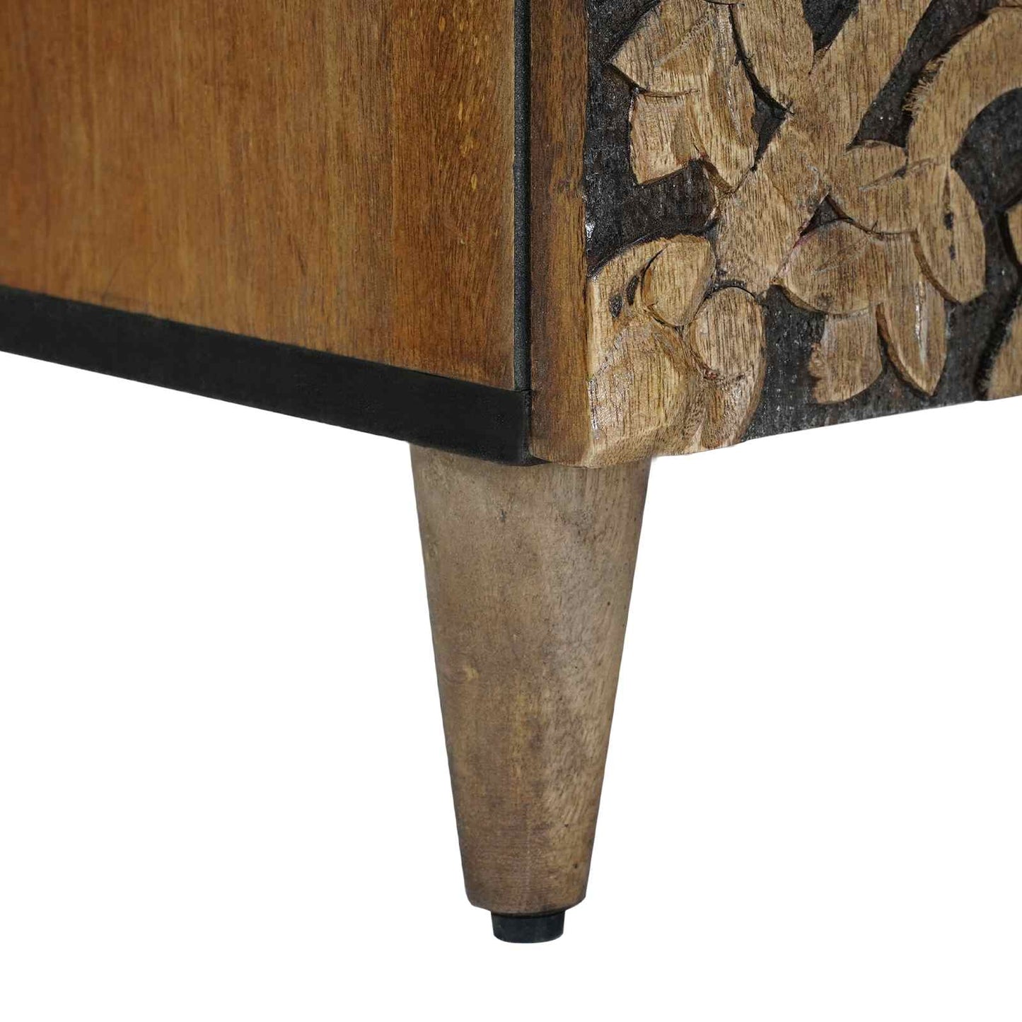 Sideboard med dør Brun 60 x 33,5 x 75 cm Massivt mangotræ