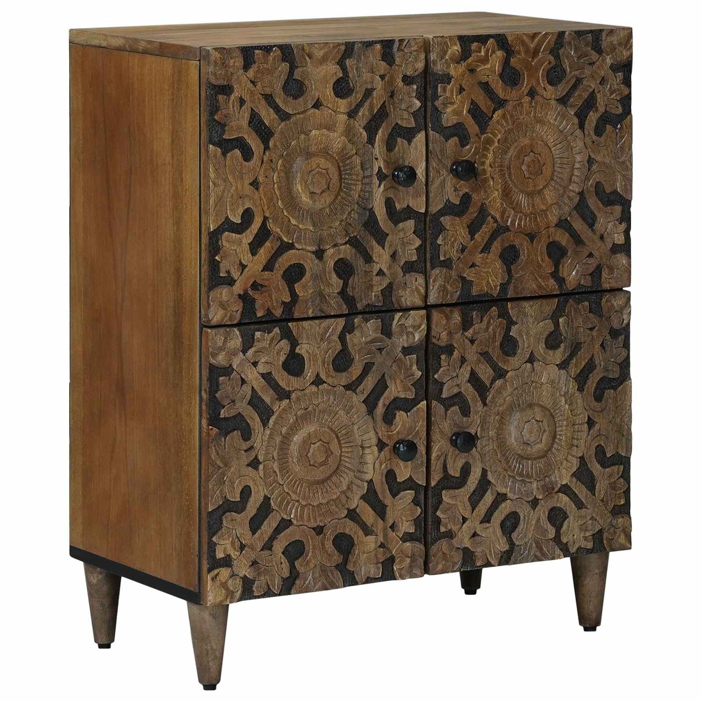 Sideboard med dør Brun 60 x 33,5 x 75 cm Massivt mangotræ